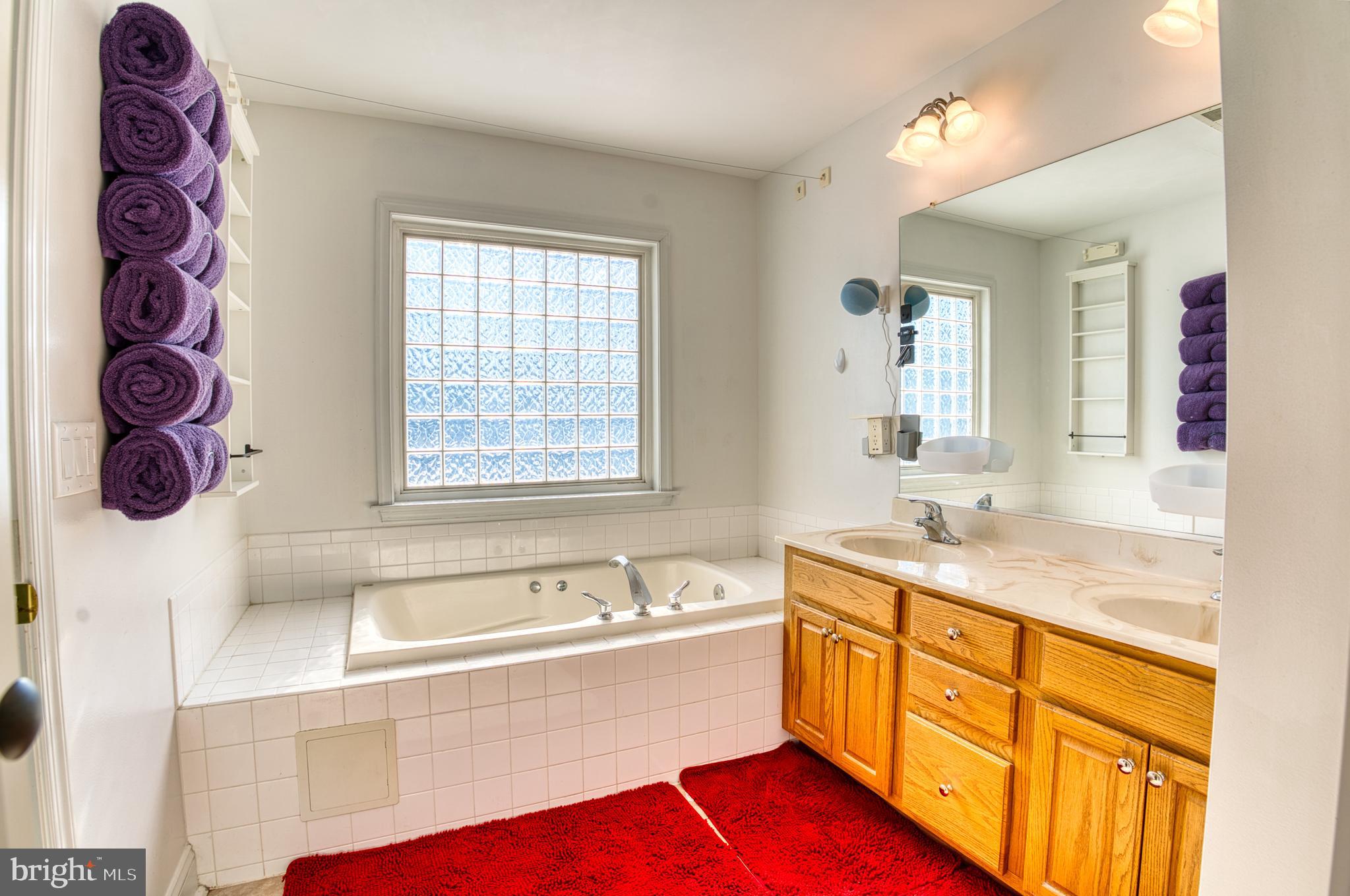 2412 Midstate Road Felton, DE 19943 - Photo 52 of 93 a bathroom with a tub sink and mirror