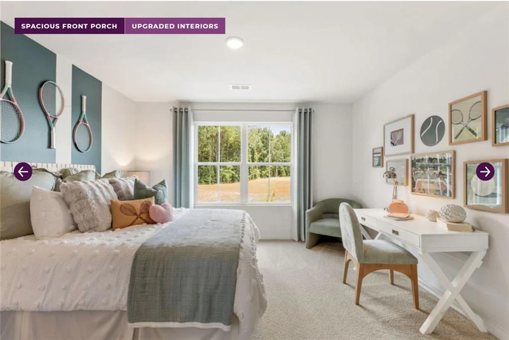 30 Poplar Blf Way Jefferson, GA 30549 - Photo 20 of 31 a bedroom with a bed and a chair