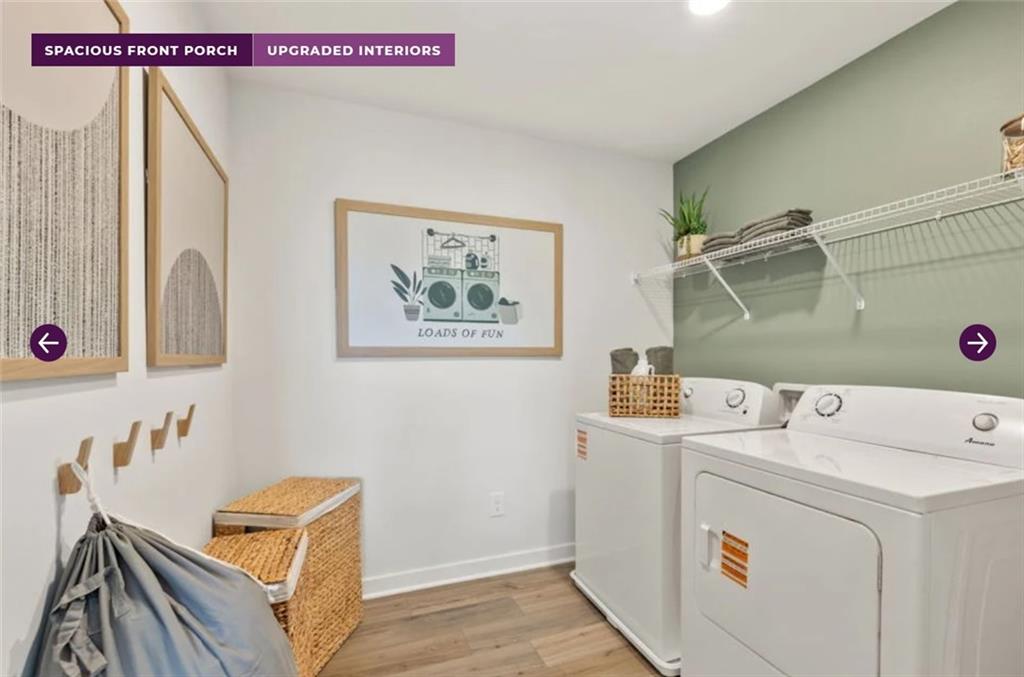 30 Poplar Blf Way Jefferson, GA 30549 - Photo 25 of 31 a utility room with dryer and washer