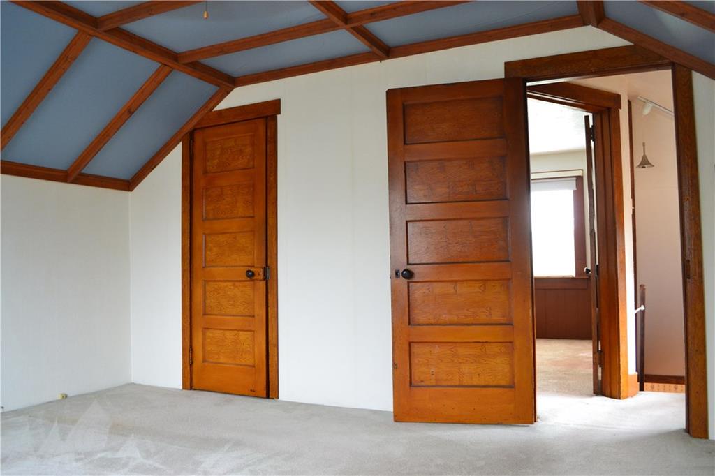 314 Main Street Richeyville, PA 15358 - Photo 18 of 25 Original wood work is still featured, the master bedroom has double closets also.