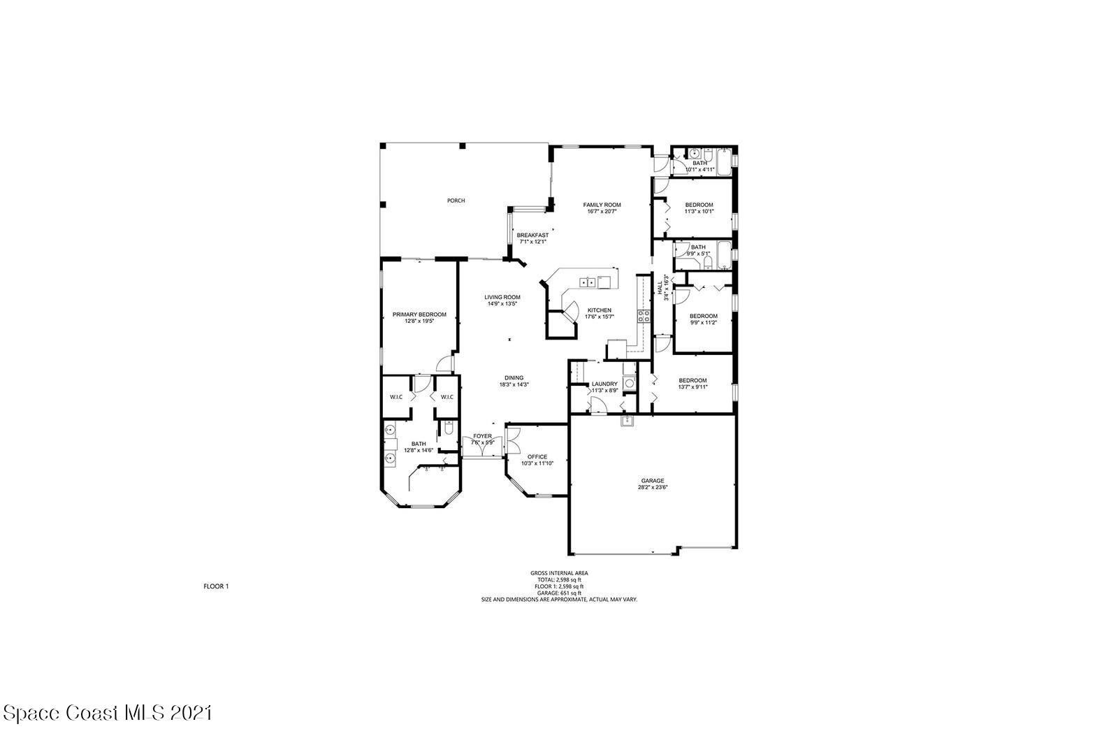 4123 Anlow Road Melbourne, FL 32904 - Photo 67 of 67 Floor Plan