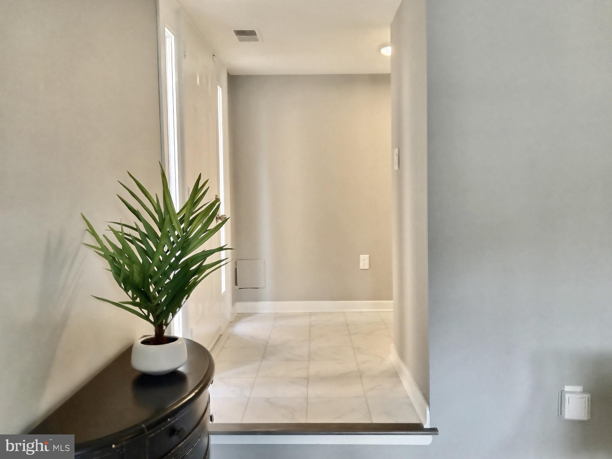 Beautiful marble foyer