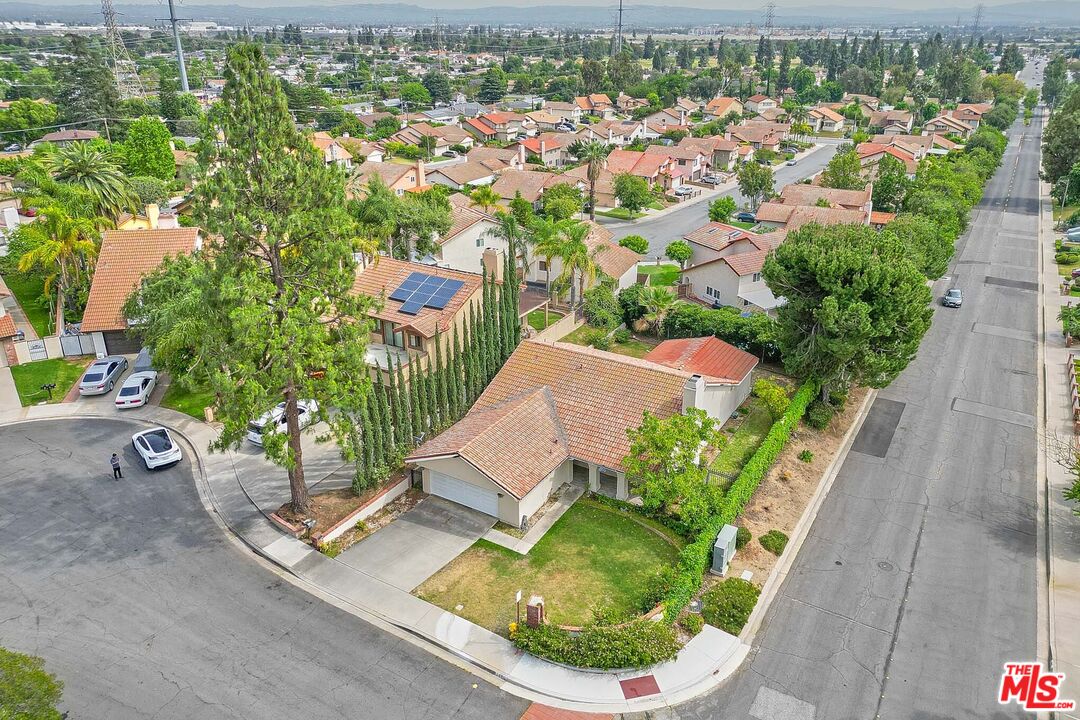 2660 Conata Street Duarte, CA 91010 - Photo 60 of 64 an aerial view of a house with a yard and lake view