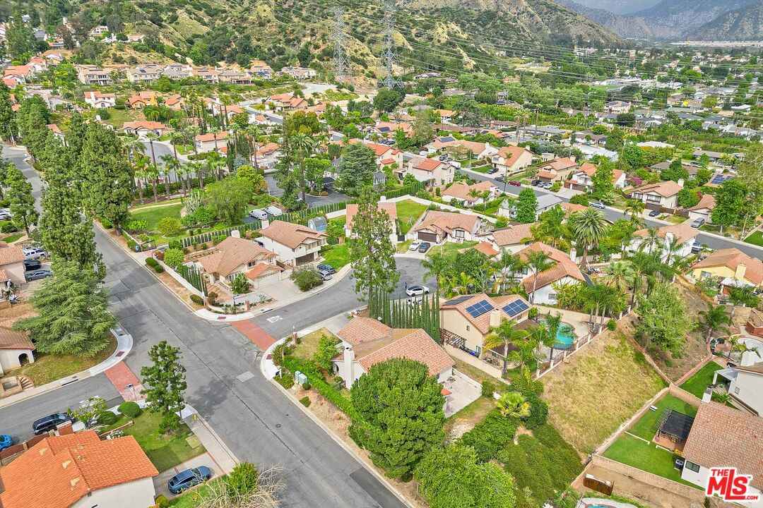 2660 Conata Street Duarte, CA 91010 - Photo 62 of 64 an aerial view of a house with a yard