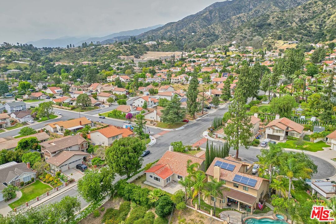 2660 Conata Street Duarte, CA 91010 - Photo 64 of 64 an aerial view of residential houses with outdoor space