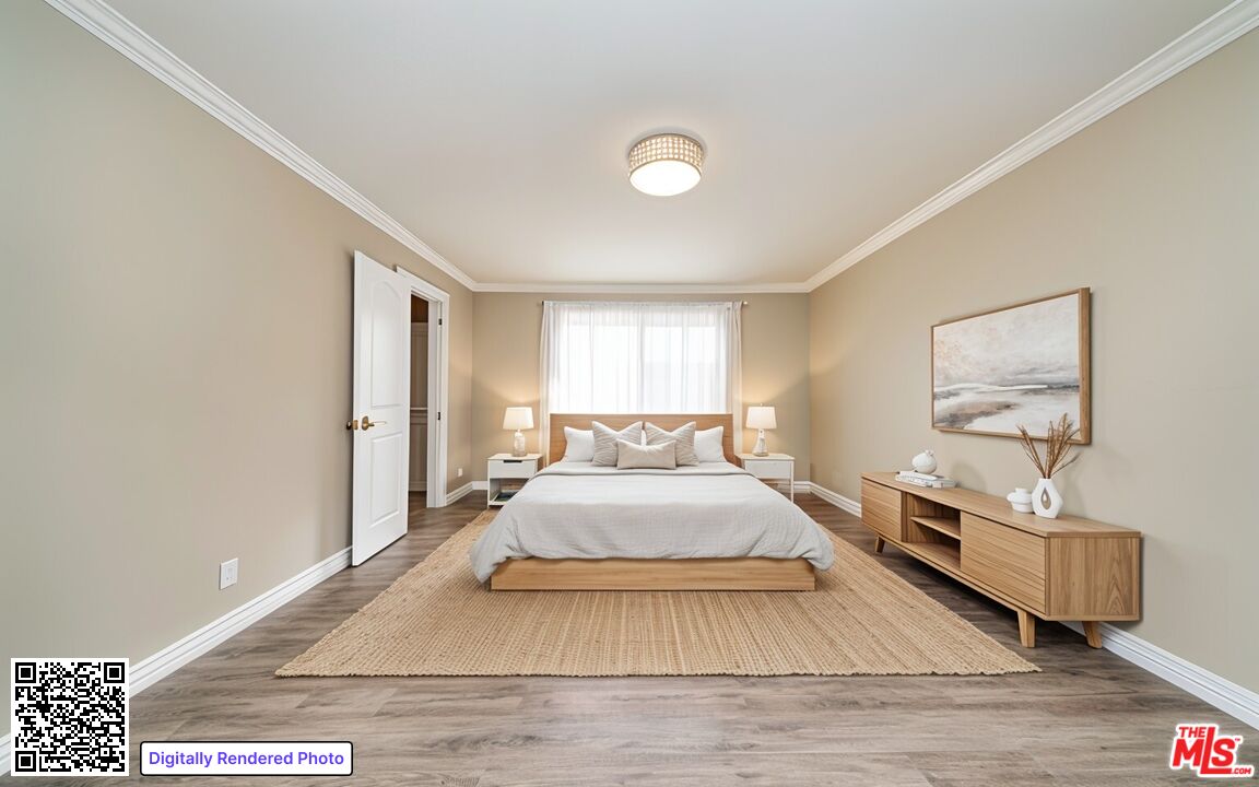 2660 Conata Street Duarte, CA 91010 - Photo 8 of 64 a spacious bedroom with a bed and a painting on the wall