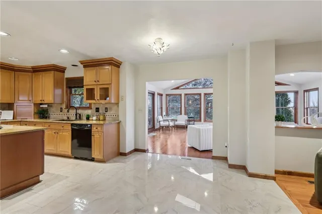 a view of an empty room