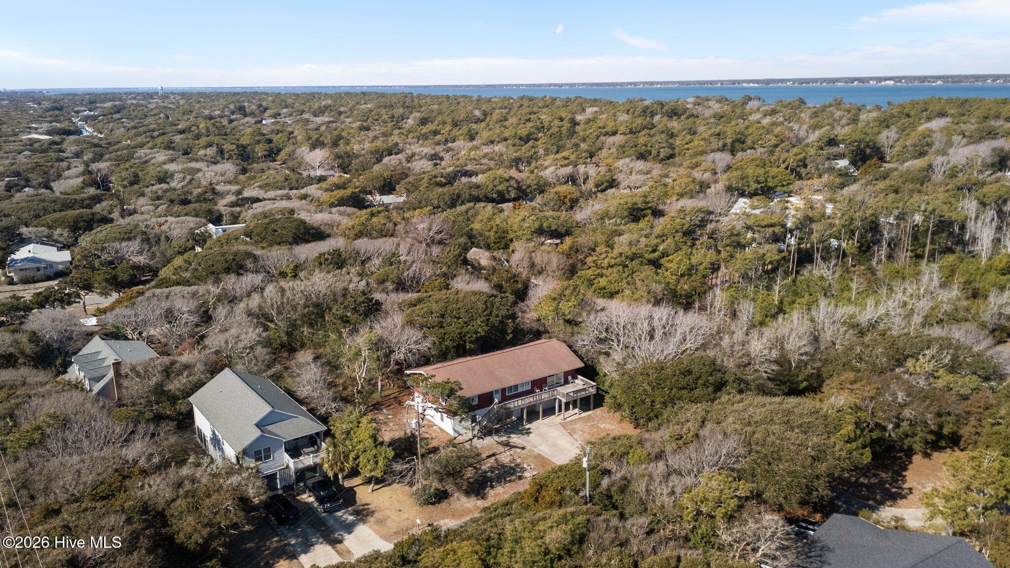 103 Yaupon Road Pine Knoll Shores, NC 28512 - Photo 49 of 58 Aerial View