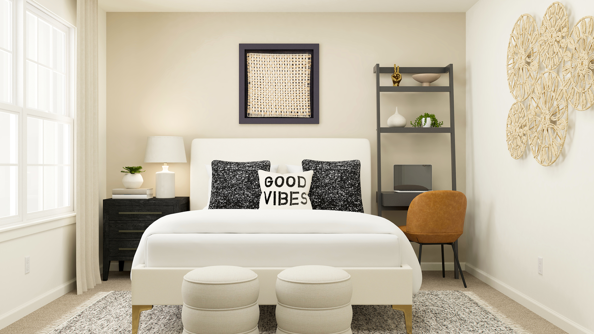 2911 Kelly Drive Elgin, IL 60124 - Photo 21 of 32 a bedroom with a bed and a chair with the wooden floor