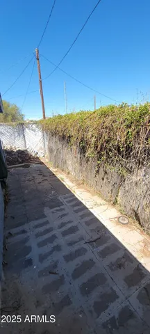 a bathroom with a shower curtain