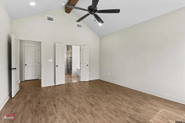 wooden floor in an empty room