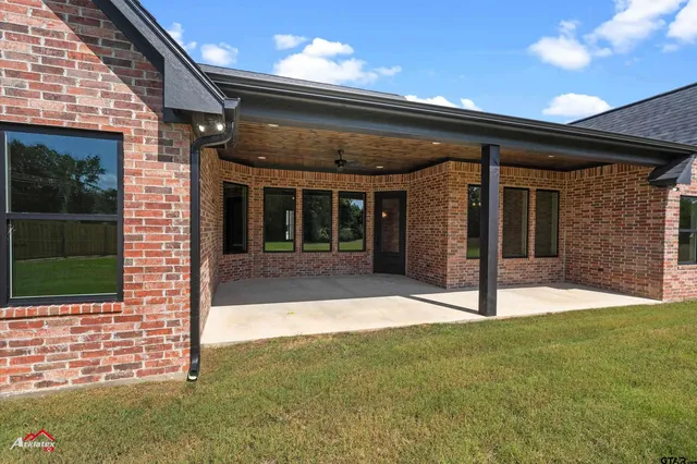 a view of a house with a porch