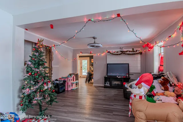 a living room filled with furniture and a couch