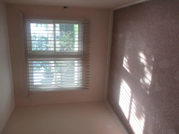 a view of empty room and window