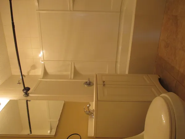 a bathroom with a sink