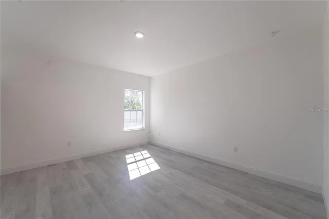 wooden floor in an empty room