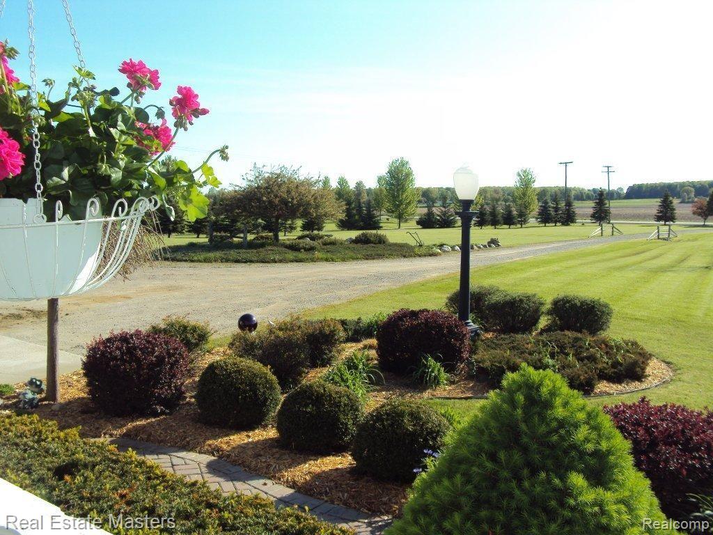 895 North Summers Road Imlay City, MI 48444 - Photo 8 of 25 FRONT YARD VIEW FROM PORCH