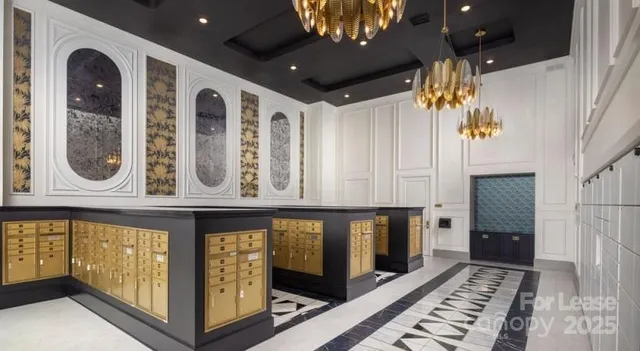 a view of a entryway of a house