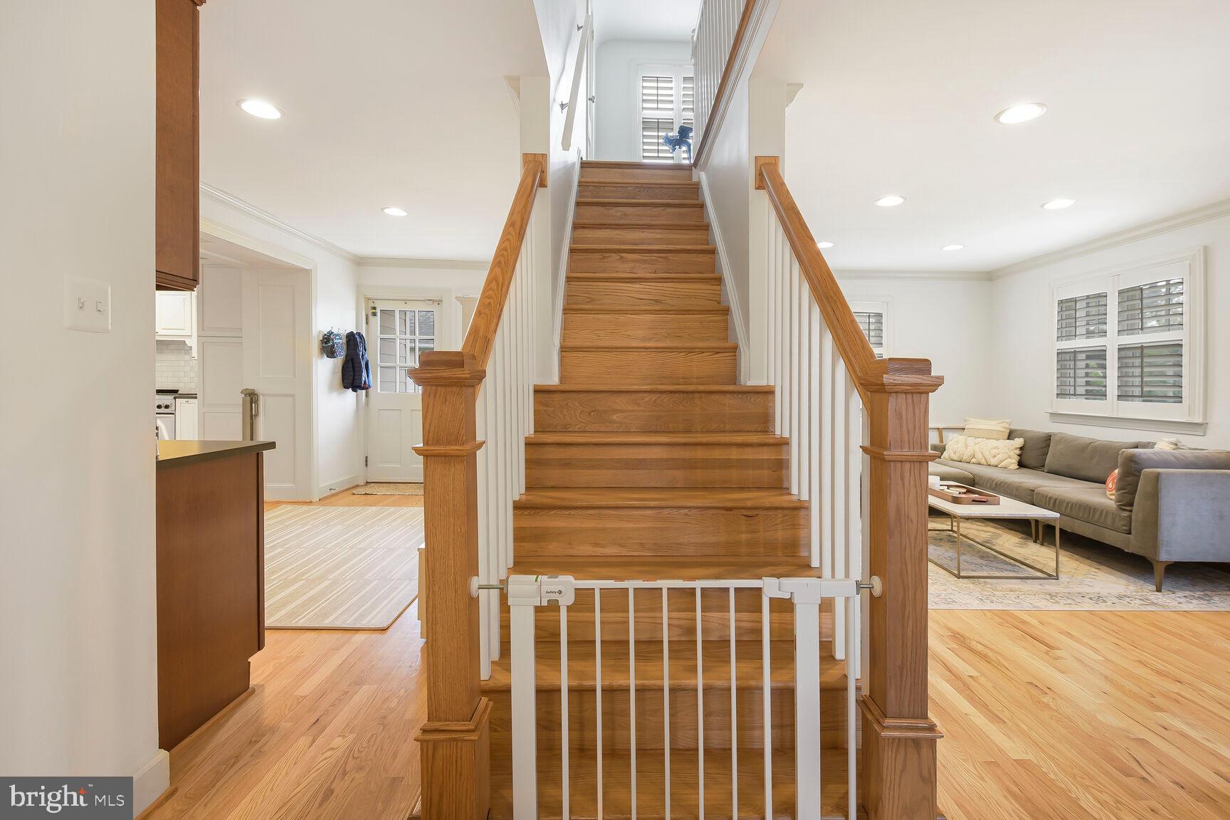 4403 Edgefield Road Kensington, MD 20895 - Photo 7 of 30 a view of livingroom with furniture and wooden floor