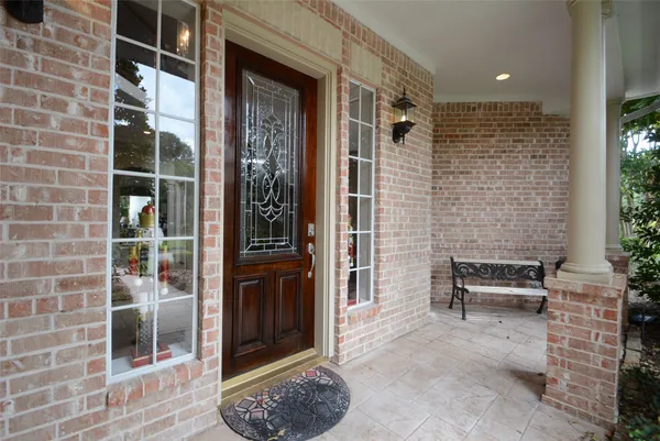 a view of an outdoor space with porch