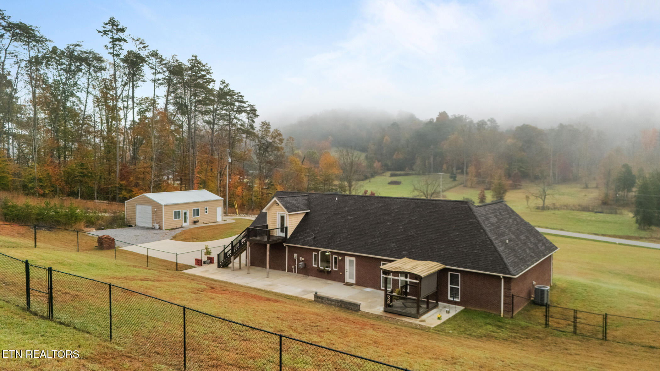 5728 Hickory Valley Road Heiskell, TN 37754 - Photo 51 of 57 Rear Aerial View to East