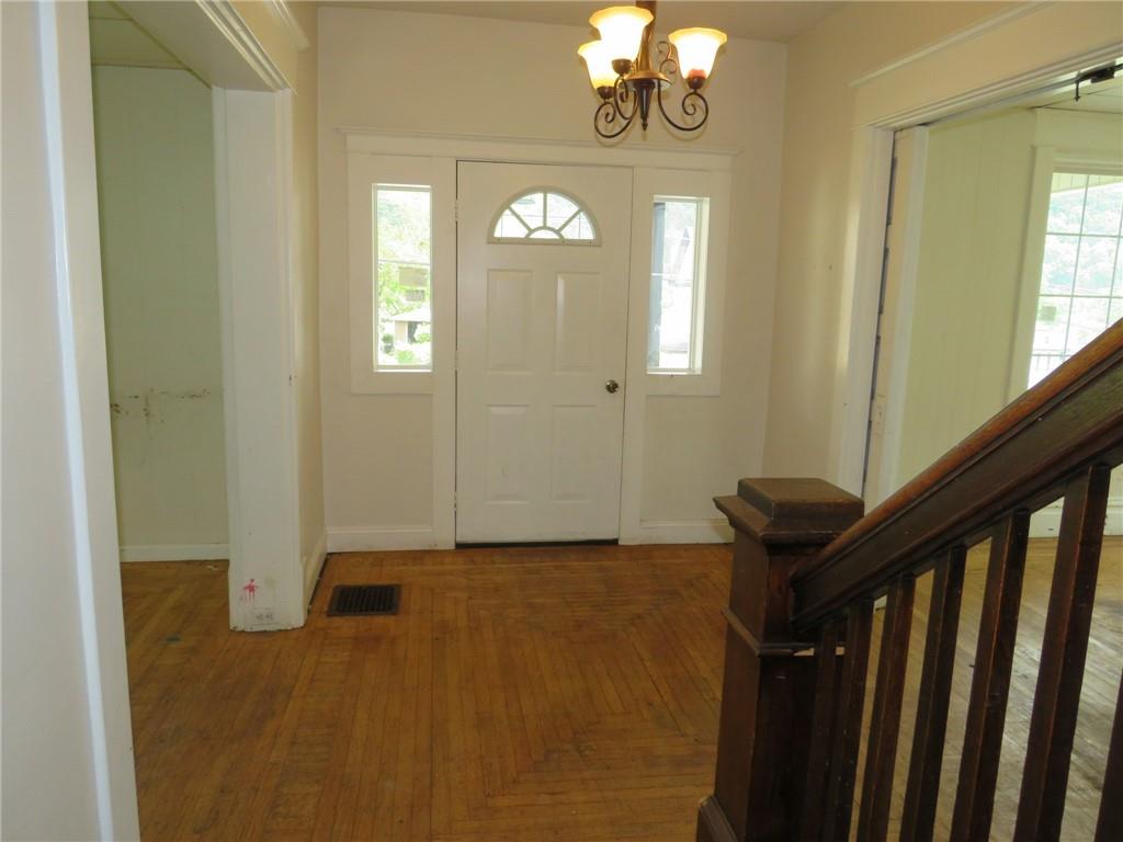 802 Howard Street Monongahela, PA 15063 - Photo 3 of 43 a view of a hallway with wooden floor