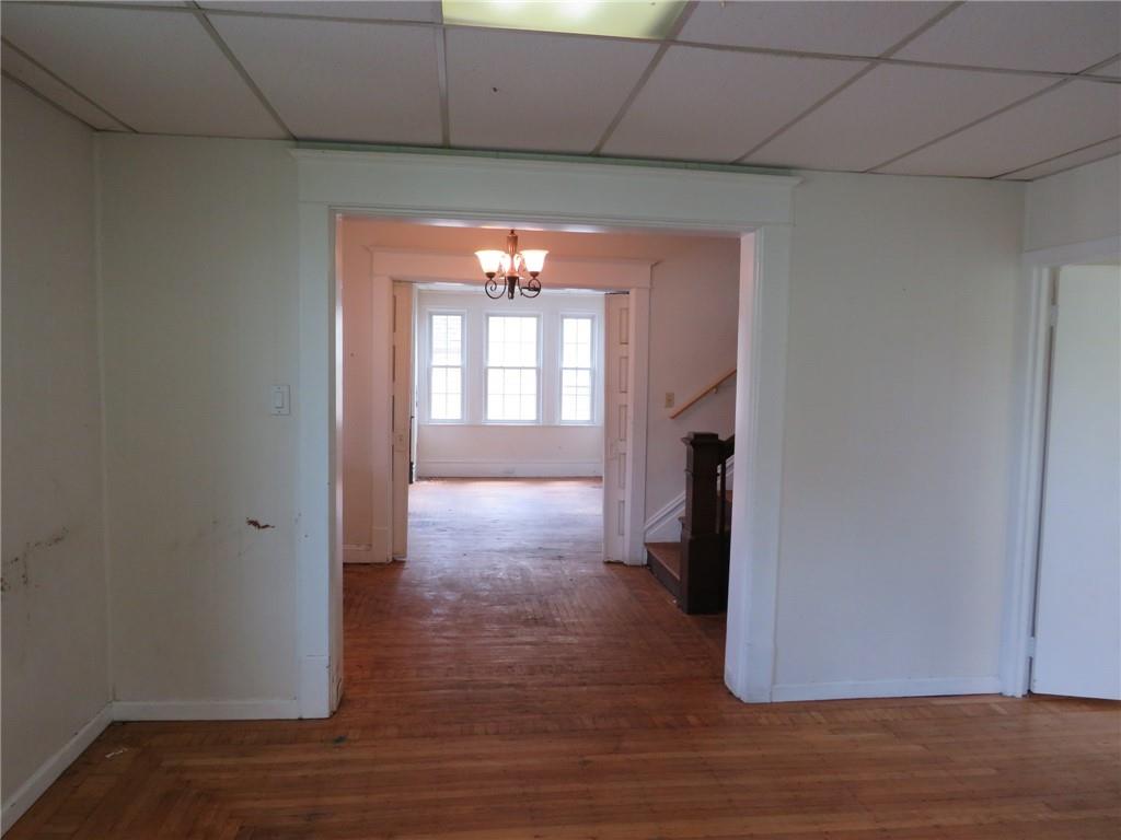 802 Howard Street Monongahela, PA 15063 - Photo 9 of 43 a view of livingroom and hallway with wooden floor