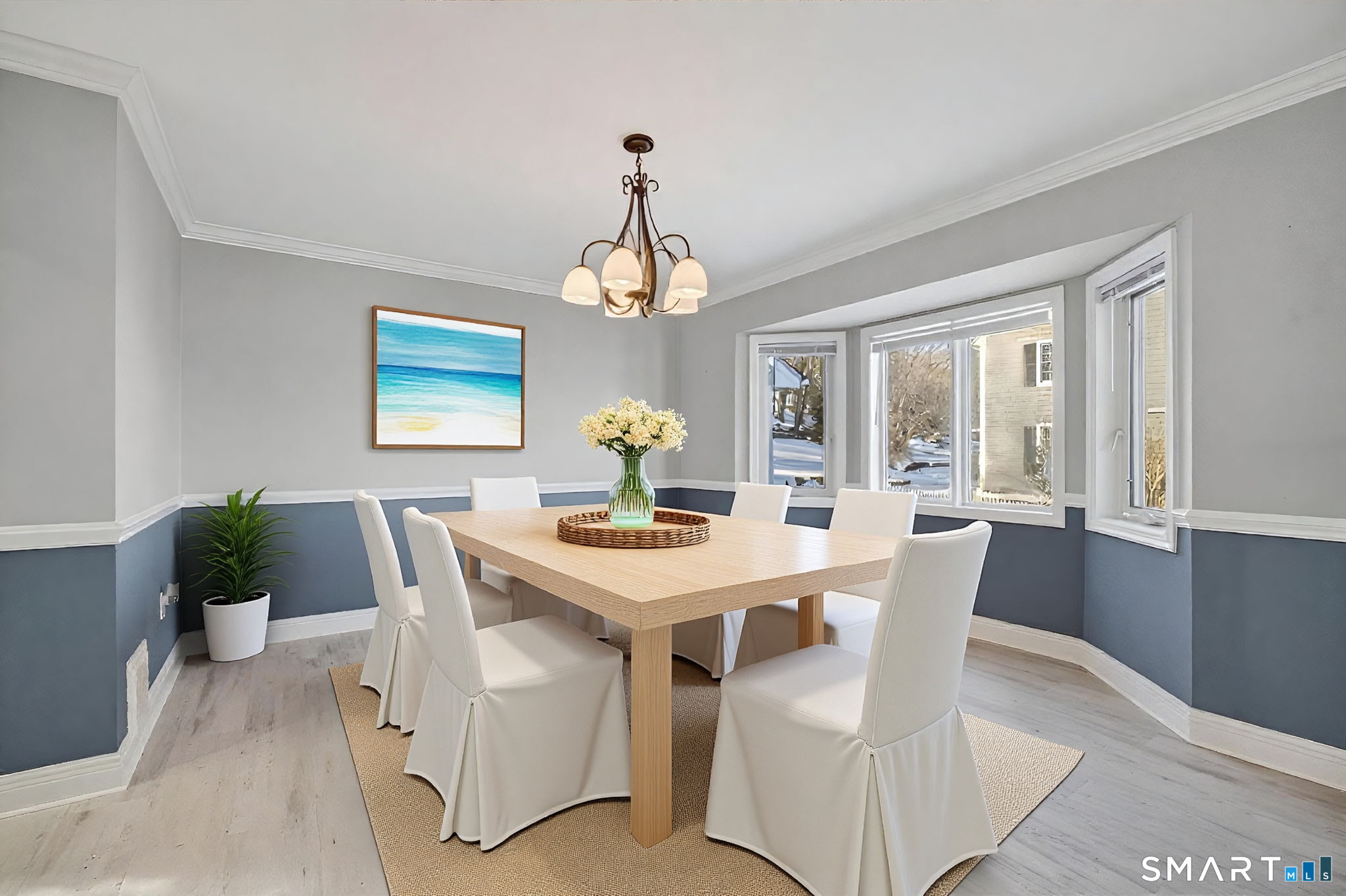 47 Oswegatchie Hills Road East Lyme, CT 06357 - Photo 21 of 40 Dining Room. Virtually Staged.