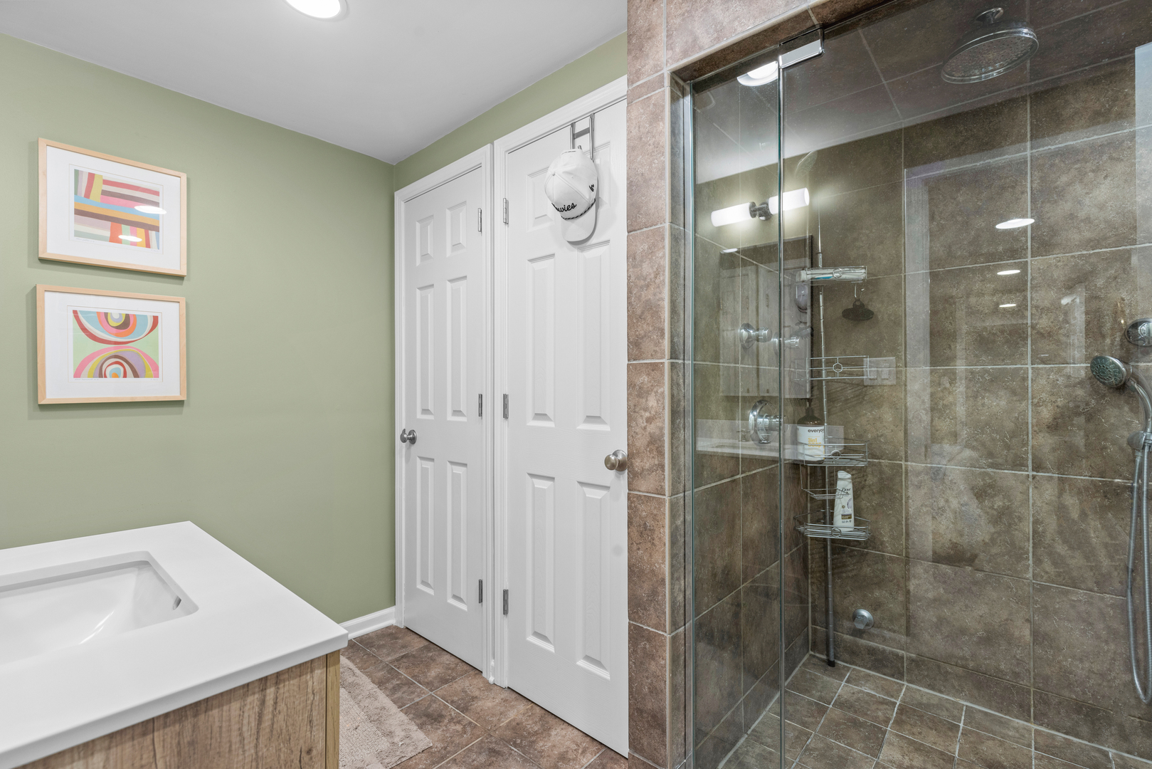 607 Raintree Road Buffalo Grove, IL 60089 - Photo 24 of 27 a bathroom with a shower and a sink