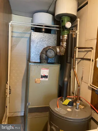 a view of a door and chair in a room