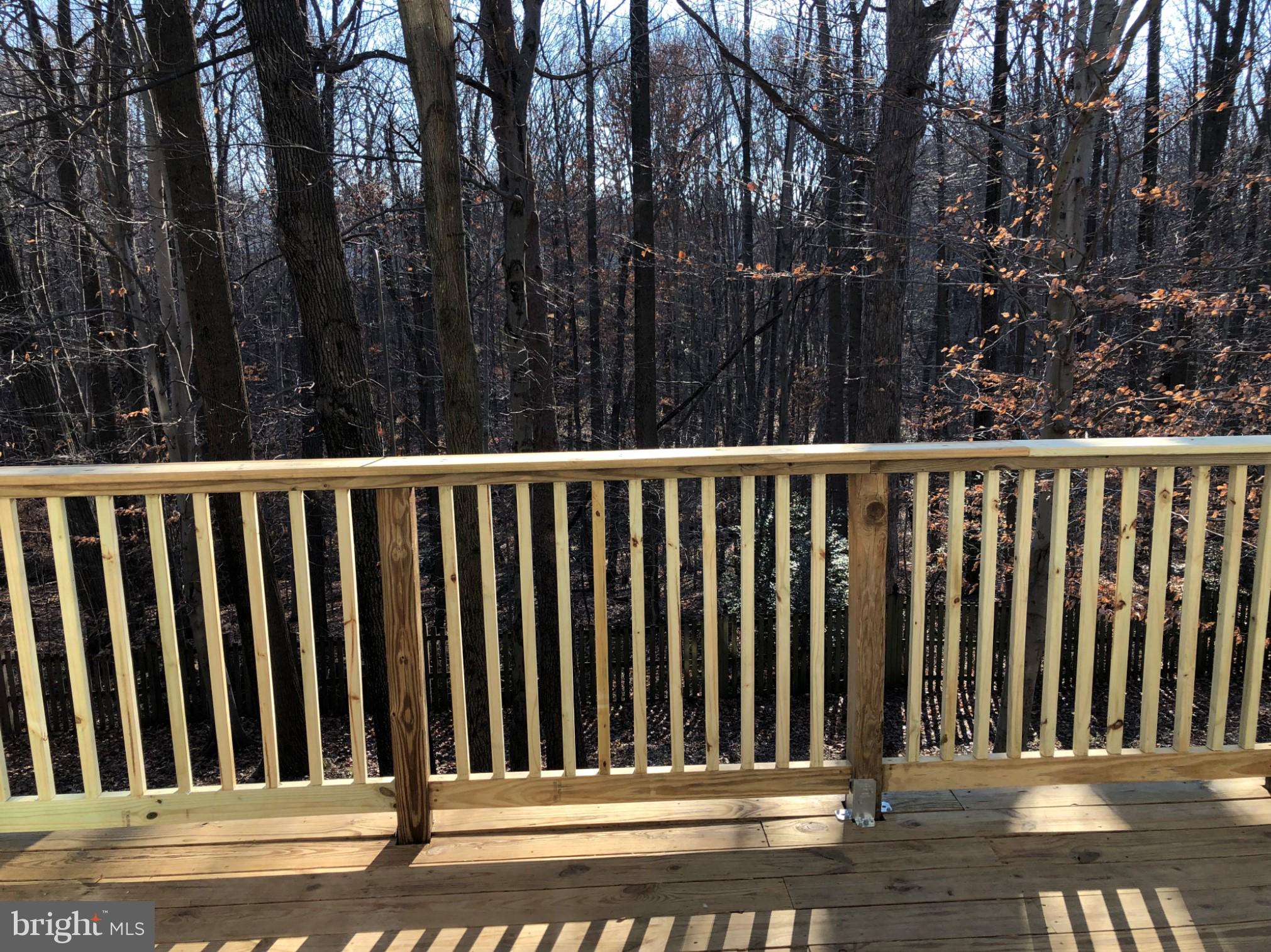 7911 Richfield Road Springfield, VA 22153 - Photo 12 of 40 Re-Built Rear Wood Deck - - Like New!