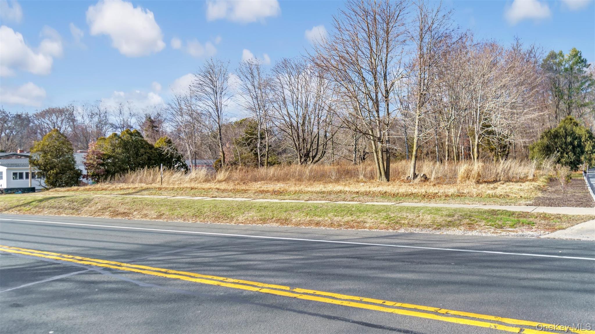 Undisclosed Address Aquebogue, NY 11931 - Photo 15 of 15 a view of swimming pool with a yard and trees in the background