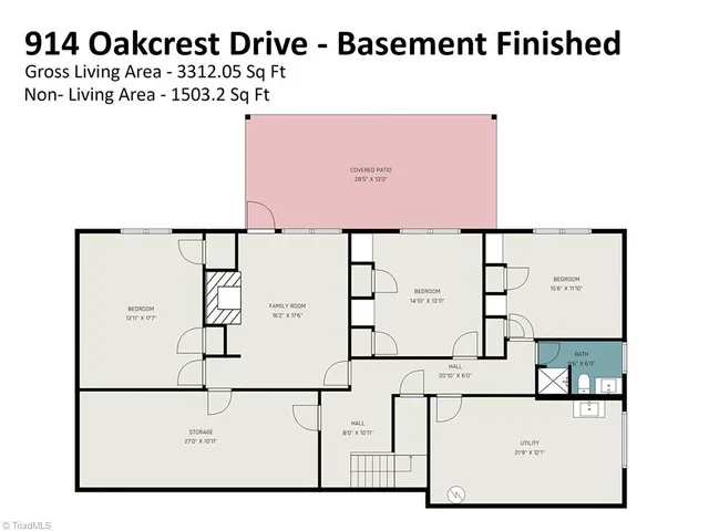 $363,000 | 914 Oakcrest Drive, Reidsville, NC 27320