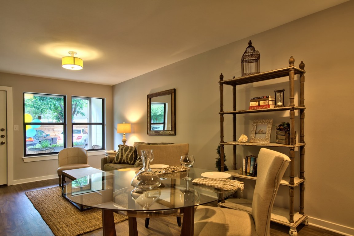 924 East 51st Street, Unit 108 Austin, TX 78751 - Photo 25 of 30 a view of a dining room with furniture window and outside view
