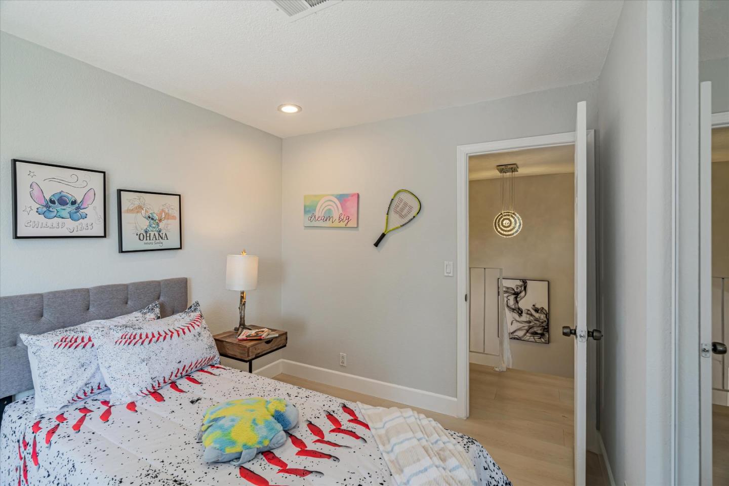 1933 Edgestone Circle San Jose, CA 95122 - Photo 21 of 40 a bedroom with a bed and hallway