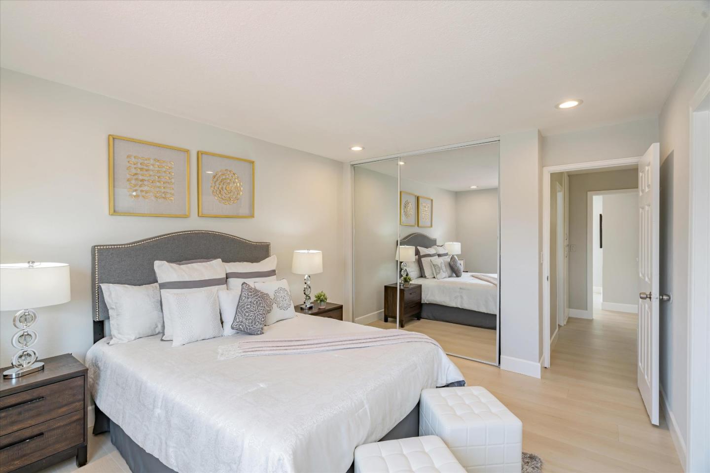 1933 Edgestone Circle San Jose, CA 95122 - Photo 27 of 40 a bedroom with a bed and a painting on the wall