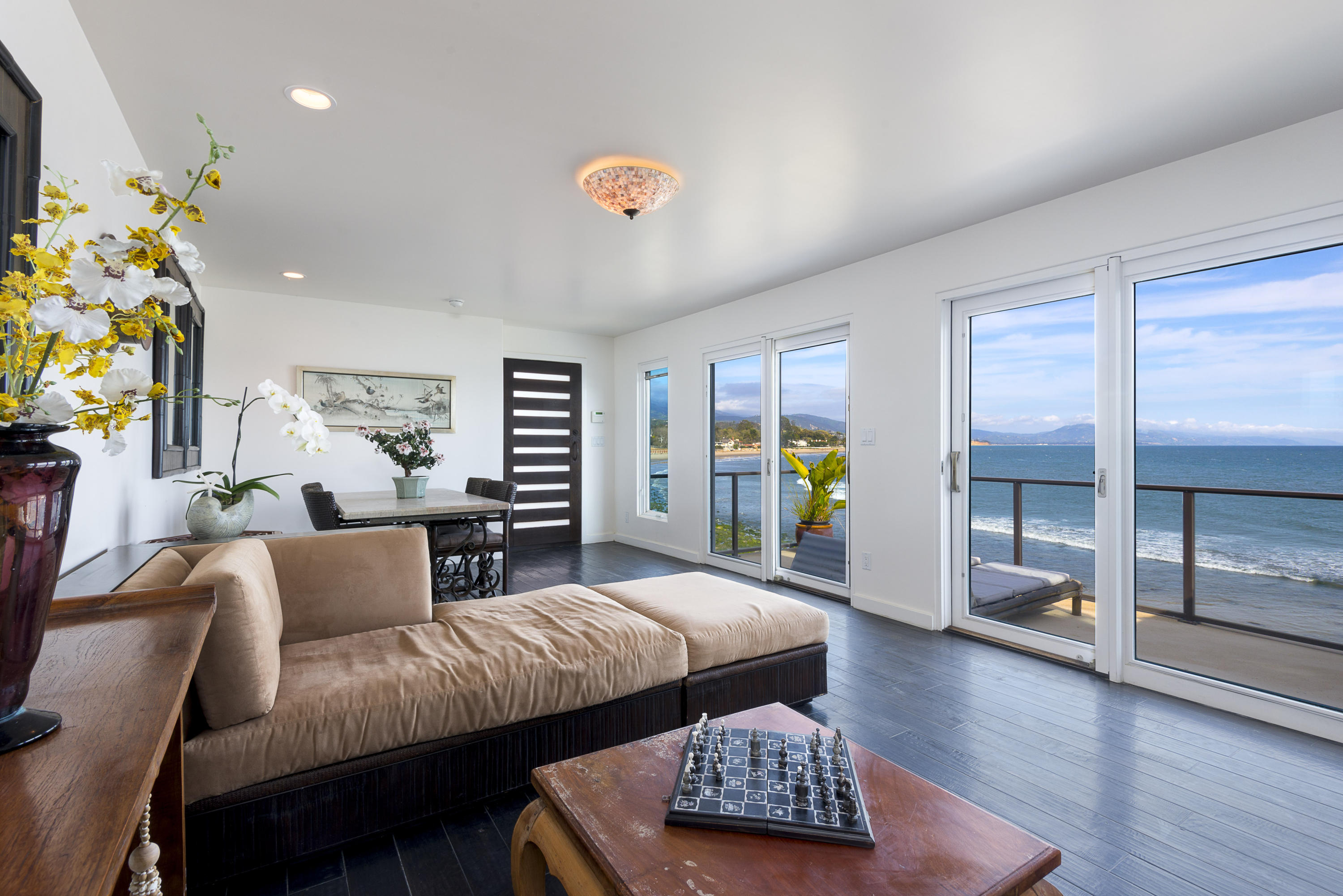 1491 Edgecliff Lane Montecito, CA 93108 - Photo 11 of 28 a living room with furniture and wooden floor