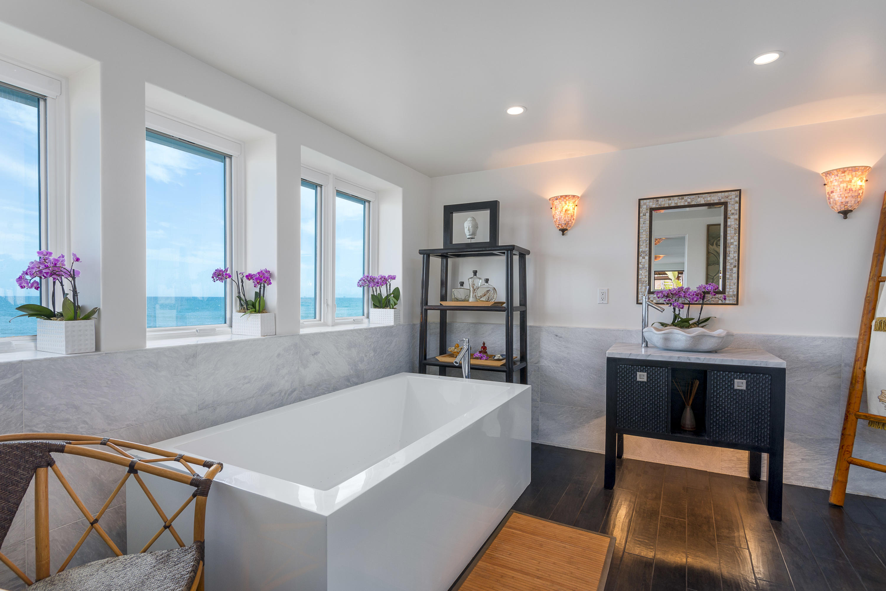 1491 Edgecliff Lane Montecito, CA 93108 - Photo 13 of 28 a living room with furniture and a wooden floor
