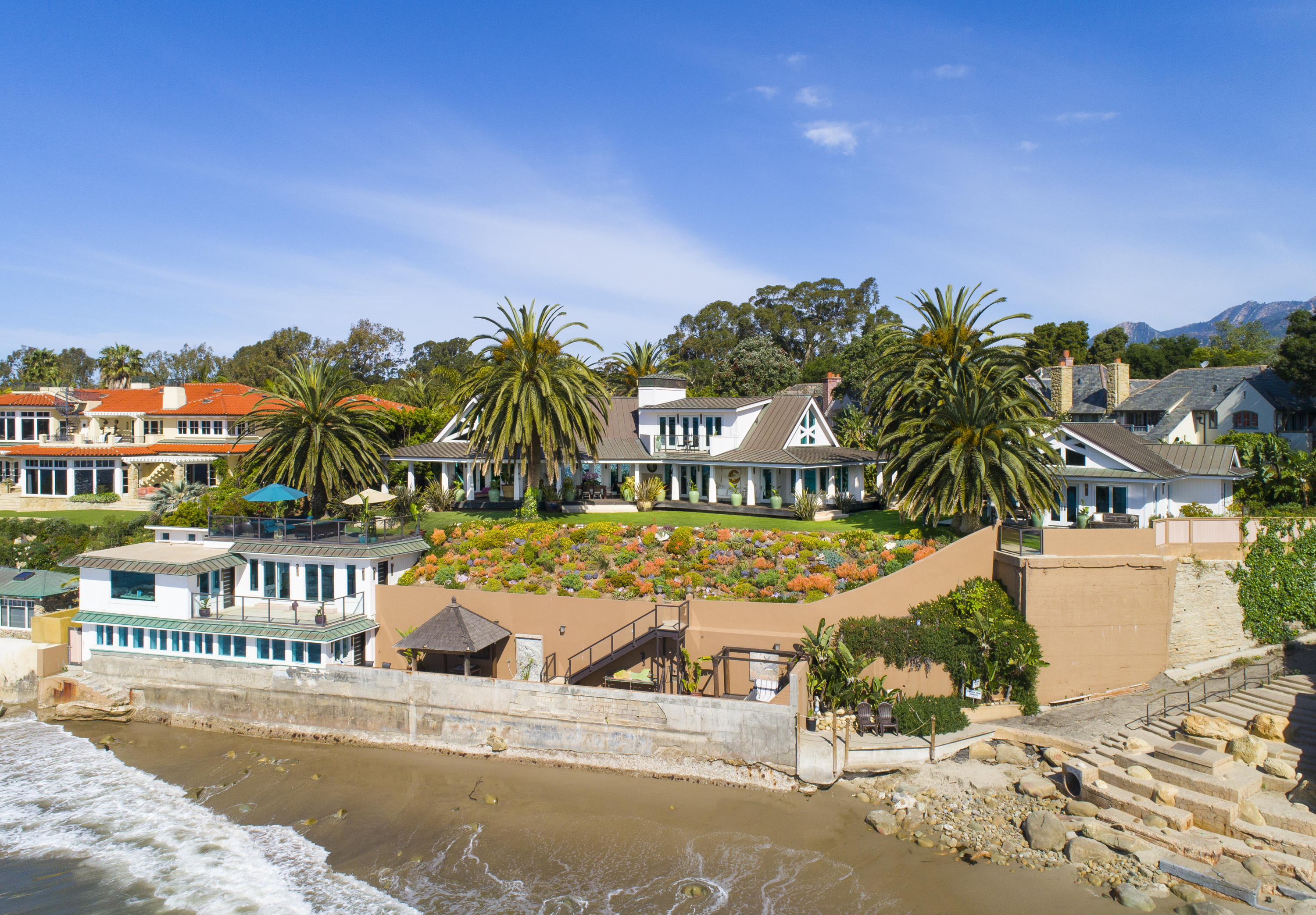 1491 Edgecliff Lane Montecito, CA 93108 - Photo 23 of 28 a view of a swimming pool with a patio