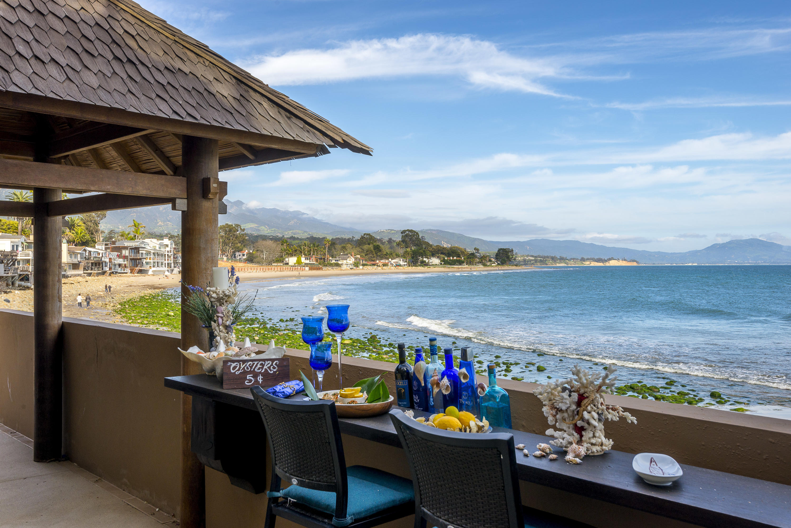 1491 Edgecliff Lane Montecito, CA 93108 - Photo 10 of 28 a outdoor dining space with furniture and stove