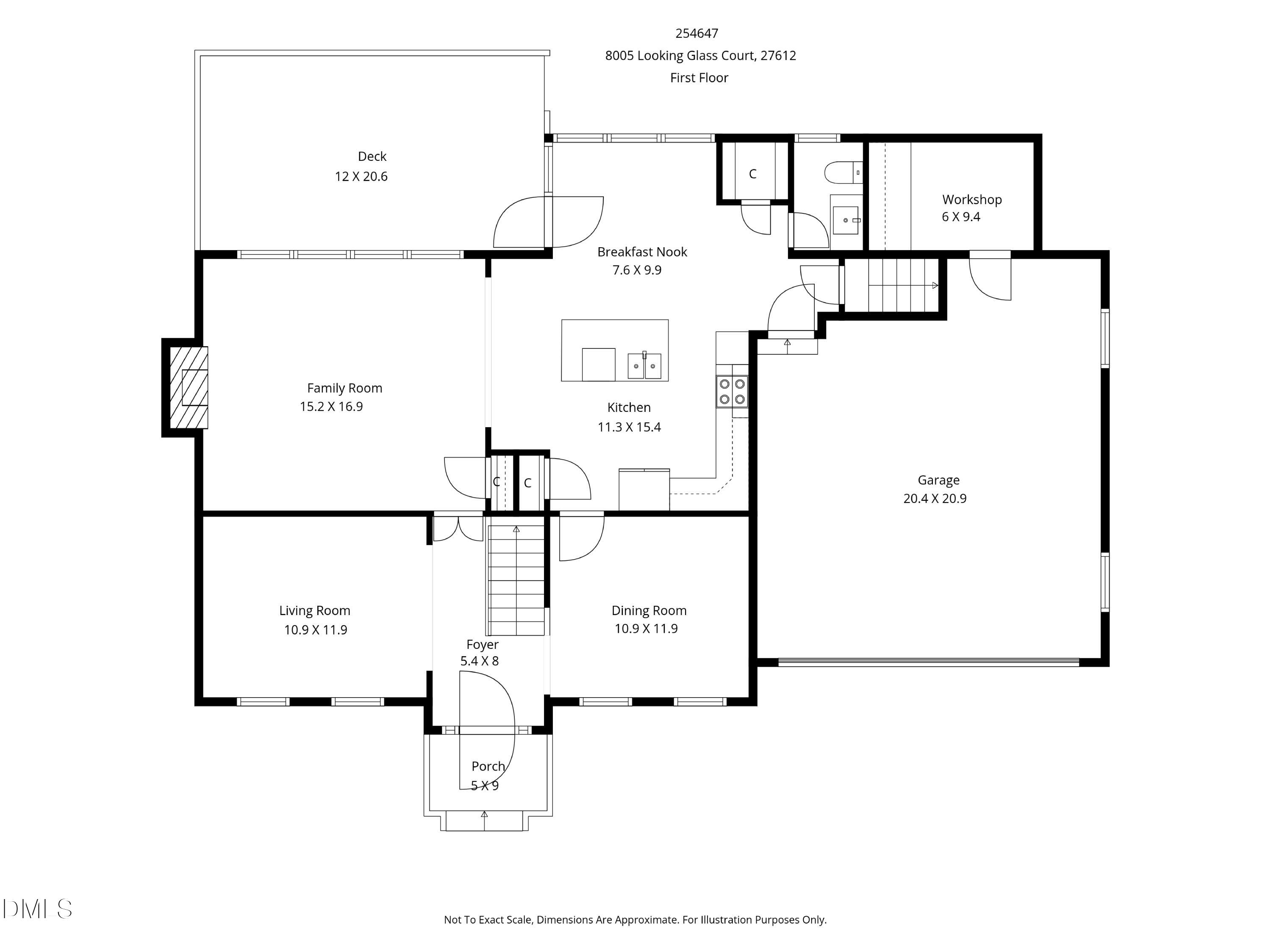 8005 Looking Glass Court Raleigh, NC 27612 - Photo 71 of 75 all_floors_8005_looking_glass_court_rale