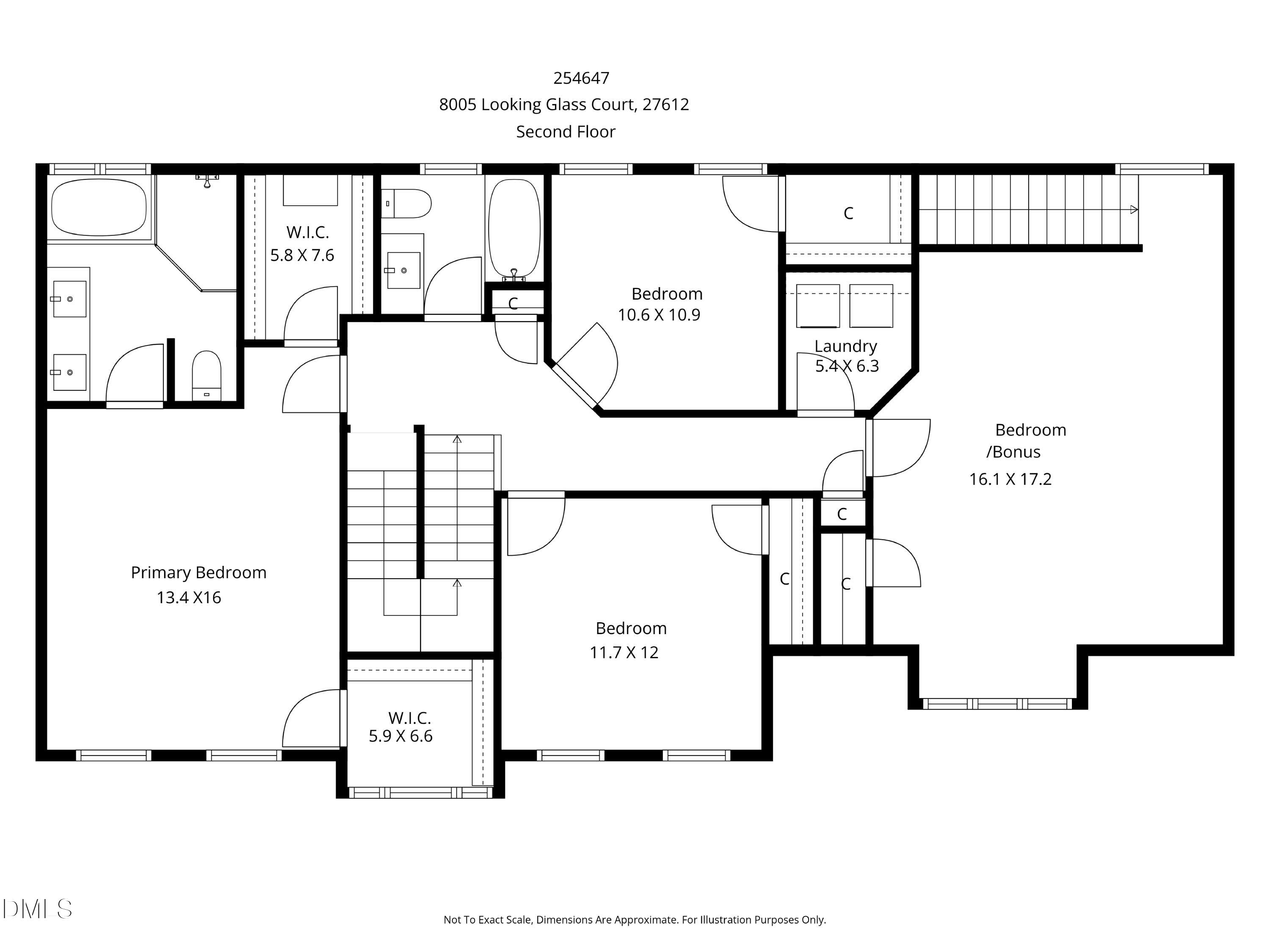 8005 Looking Glass Court Raleigh, NC 27612 - Photo 72 of 75 a picture of a book and a bed