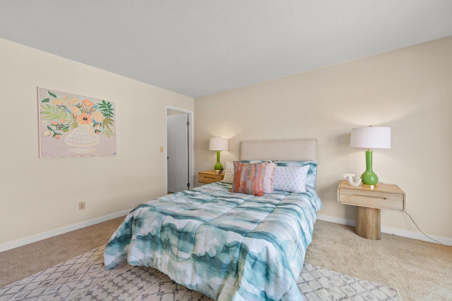 754 Gettysburg Way Gilroy, CA 95020 - Photo 37 of 56 a bedroom with a bed and painting on the wall