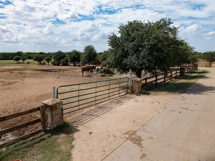 a view of a lake with houses