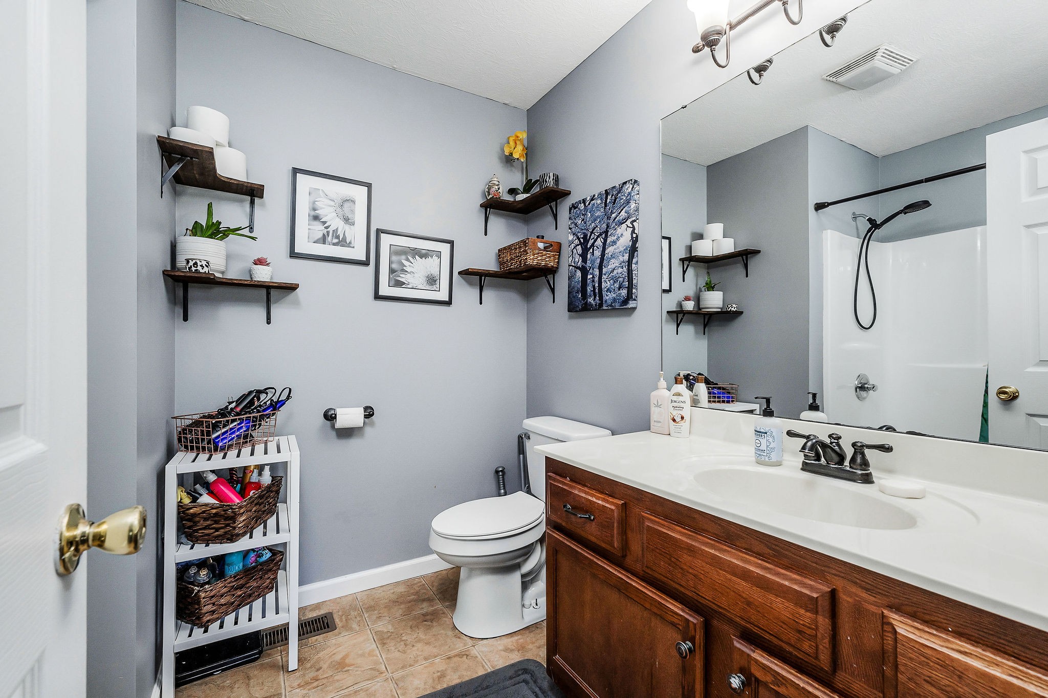 6215 Cheyenne Trail Baxter, TN 38544 - Photo 20 of 27 a bathroom with a sink mirror and vanity