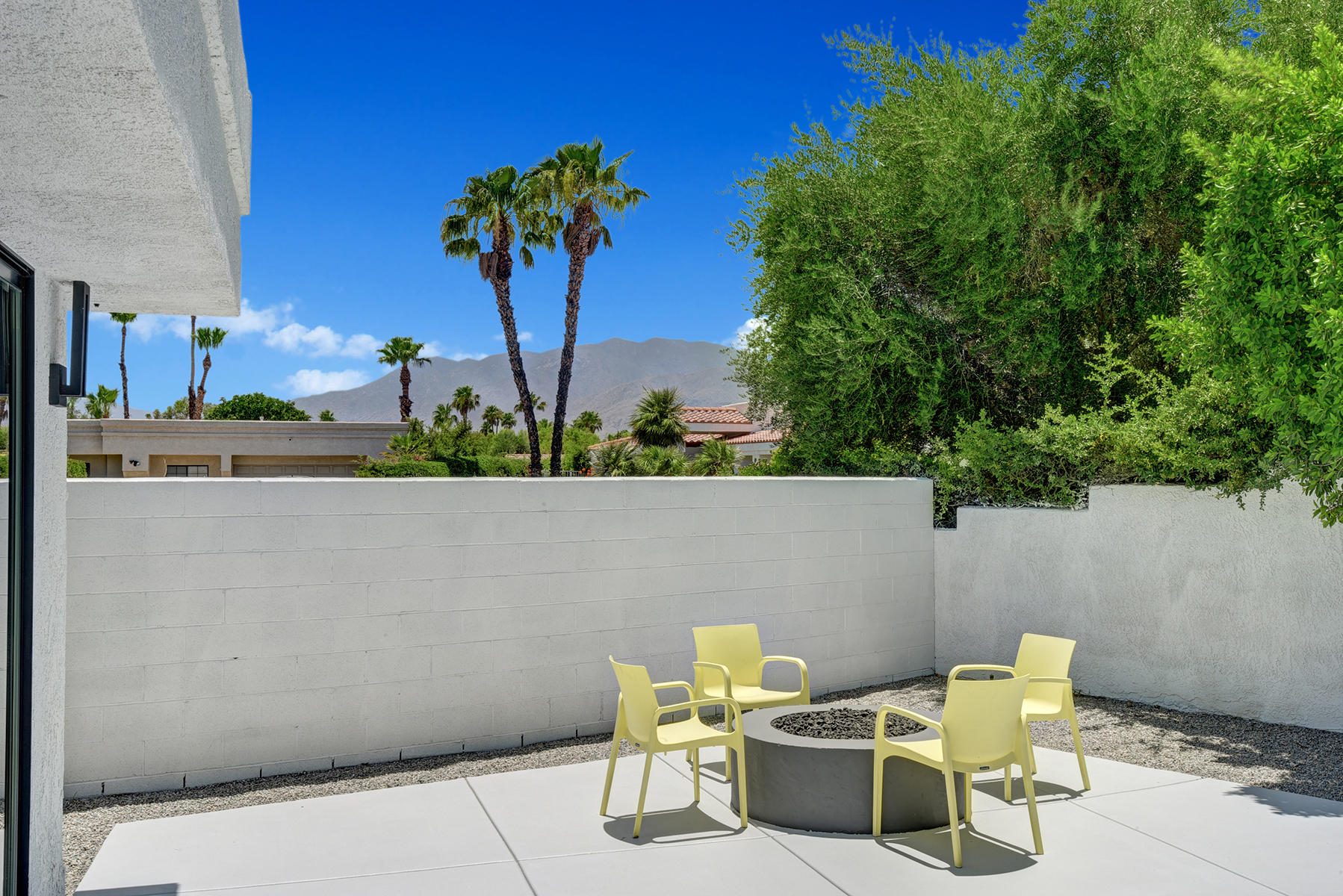 1050 East Deepak Road Palm Springs, CA 92262 - Photo 15 of 35 POOL SIDE FIRE PIT TO MOUNTAINS MLS