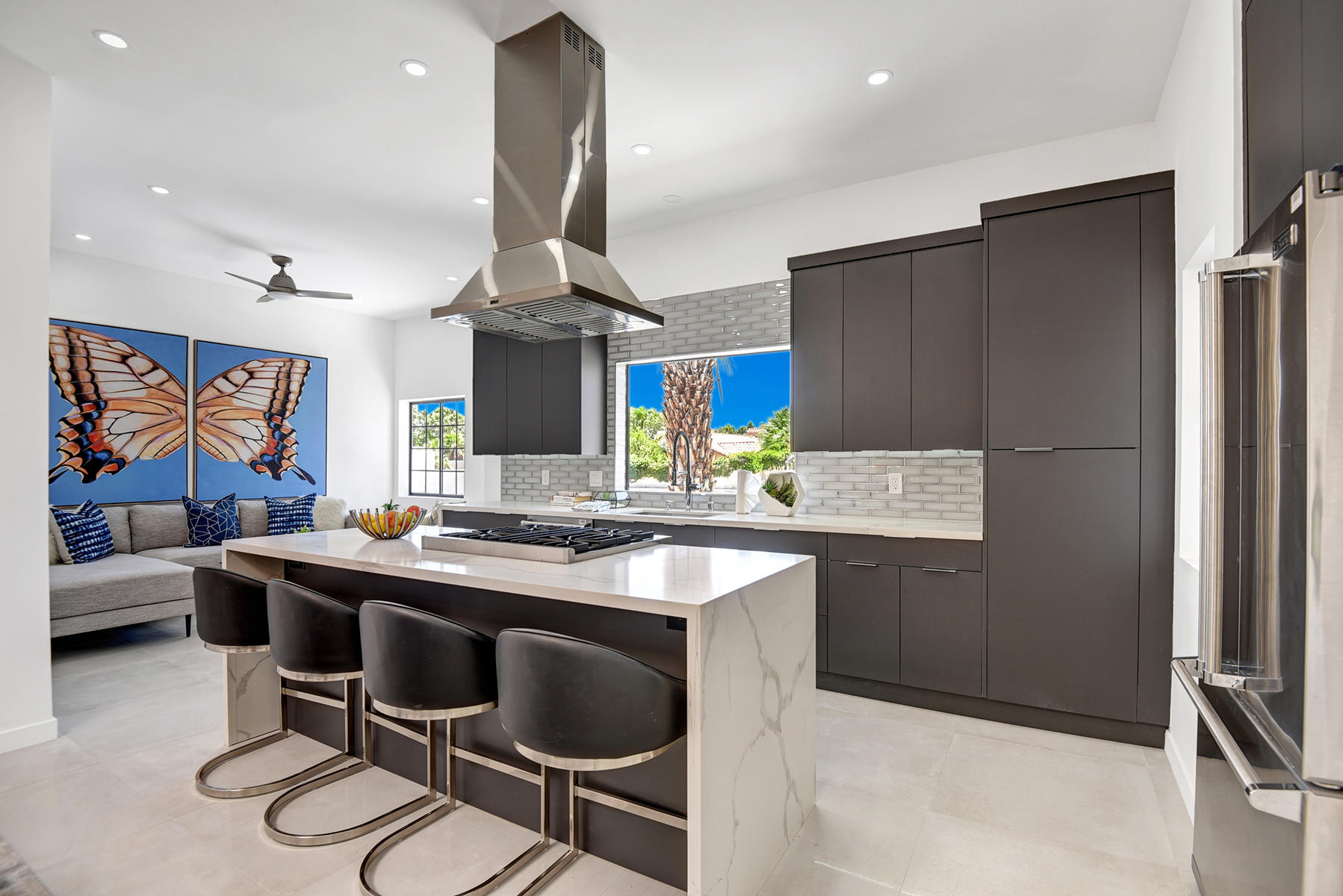 1050 East Deepak Road Palm Springs, CA 92262 - Photo 4 of 35 KITCHEN OVER BREAKFAST BAR MLS