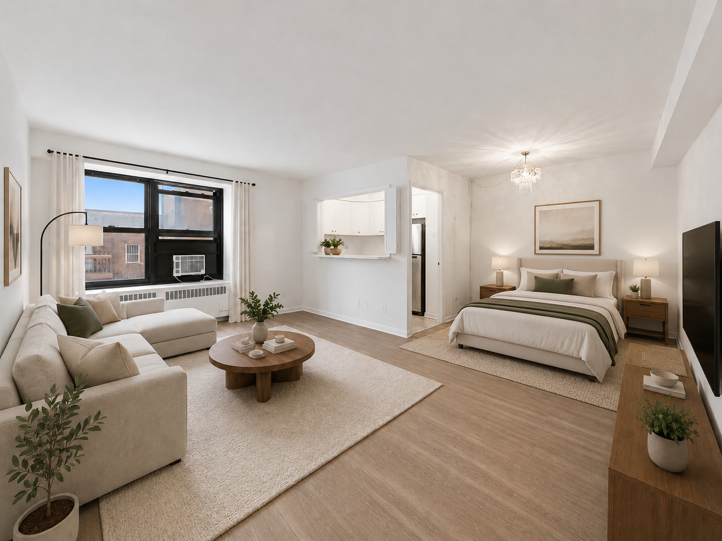 6118 North Sheridan Road, Unit 506 Chicago, IL 60660 - Photo 6 of 13 a living room with furniture and a large window