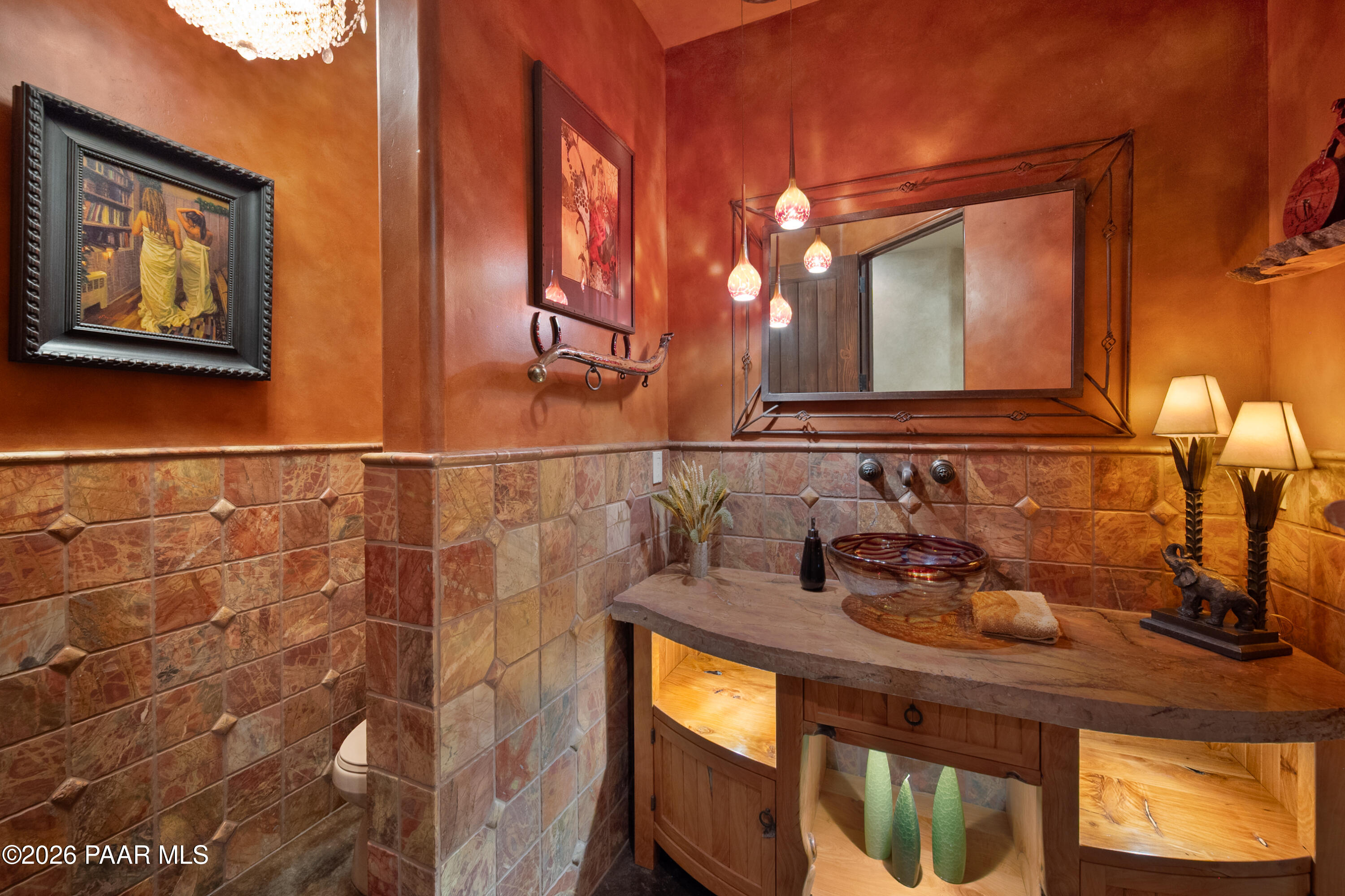 1515 High Valley Ranch Road Prescott, AZ 86303 - Photo 45 of 76 a bathroom with a sink and a mirror