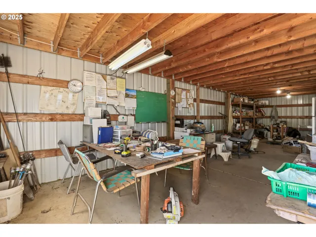 a view of a patio with swimming pool